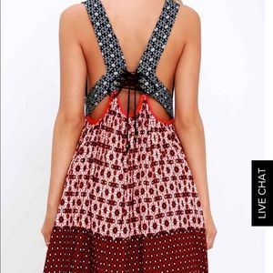 lulus la vie en rose dress